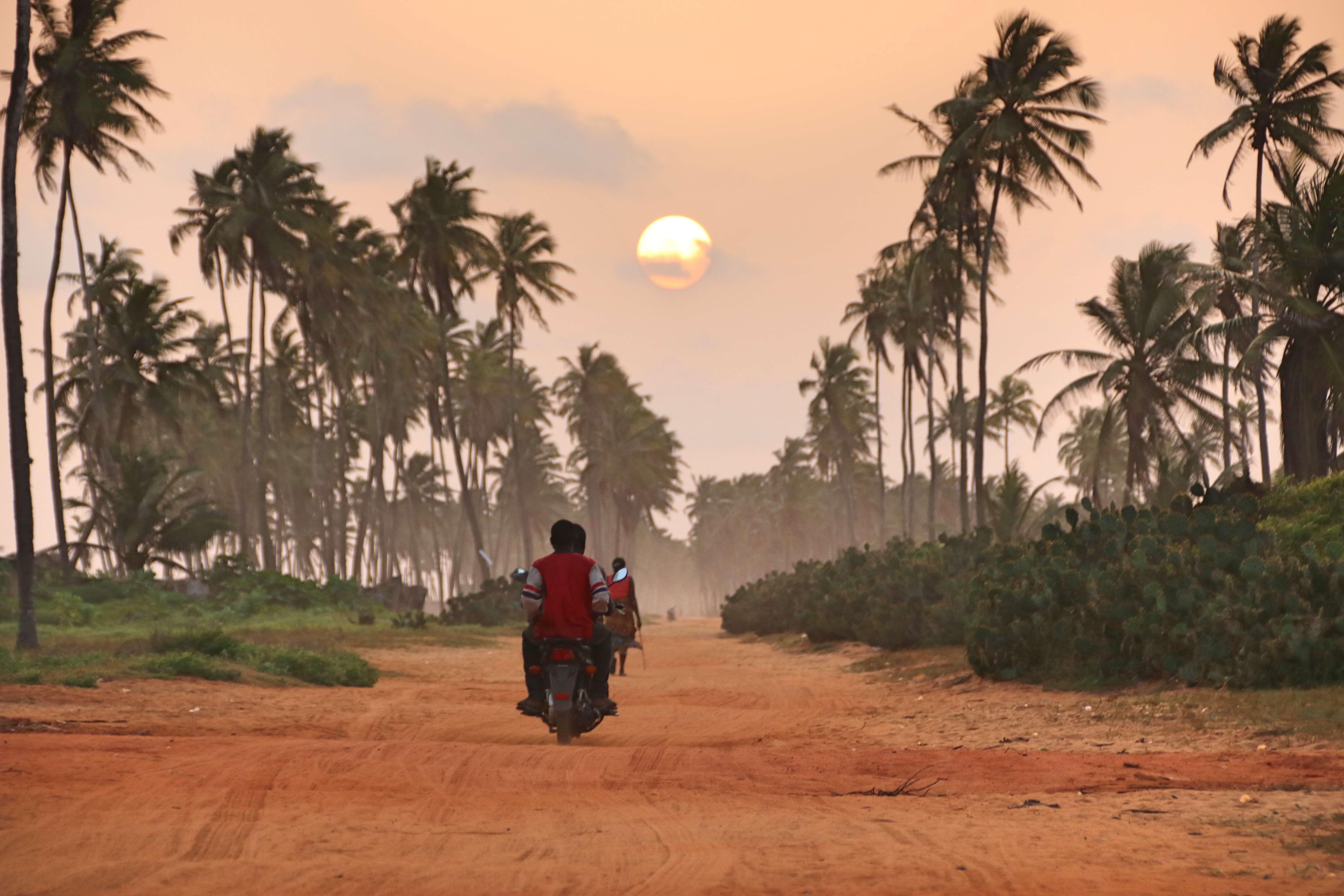 Sunset in benin. Asket permission before use. Under creative commons license. CC: Jasmine Nears Biesinger, Africa,